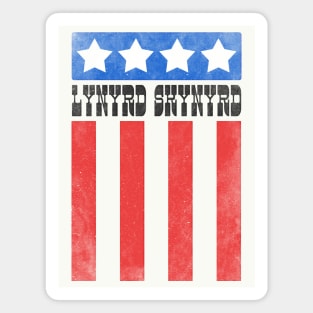 Lynyrd Skynyrd Retro Style Magnet